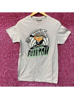 Nickelodeon Danny Phantom Spiral Retro Cartoon T-Shirt Small